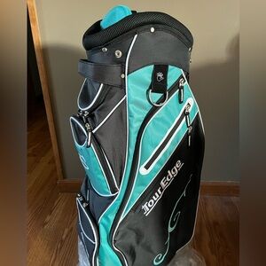 NEW Tour Edge golf bag. Teal and black